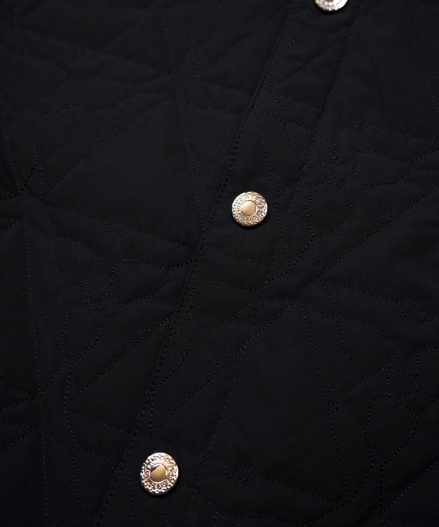 BOY EAGLE QUILTING JACKET BLACK【B233N2900402】