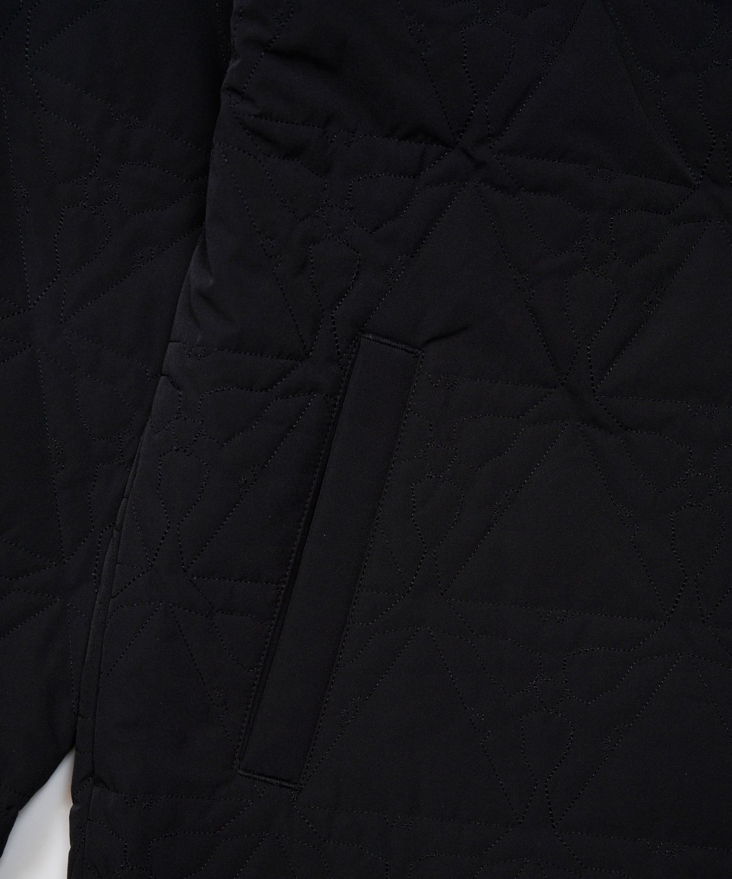 BOY EAGLE QUILTING JACKET BLACK【B233N2900402】