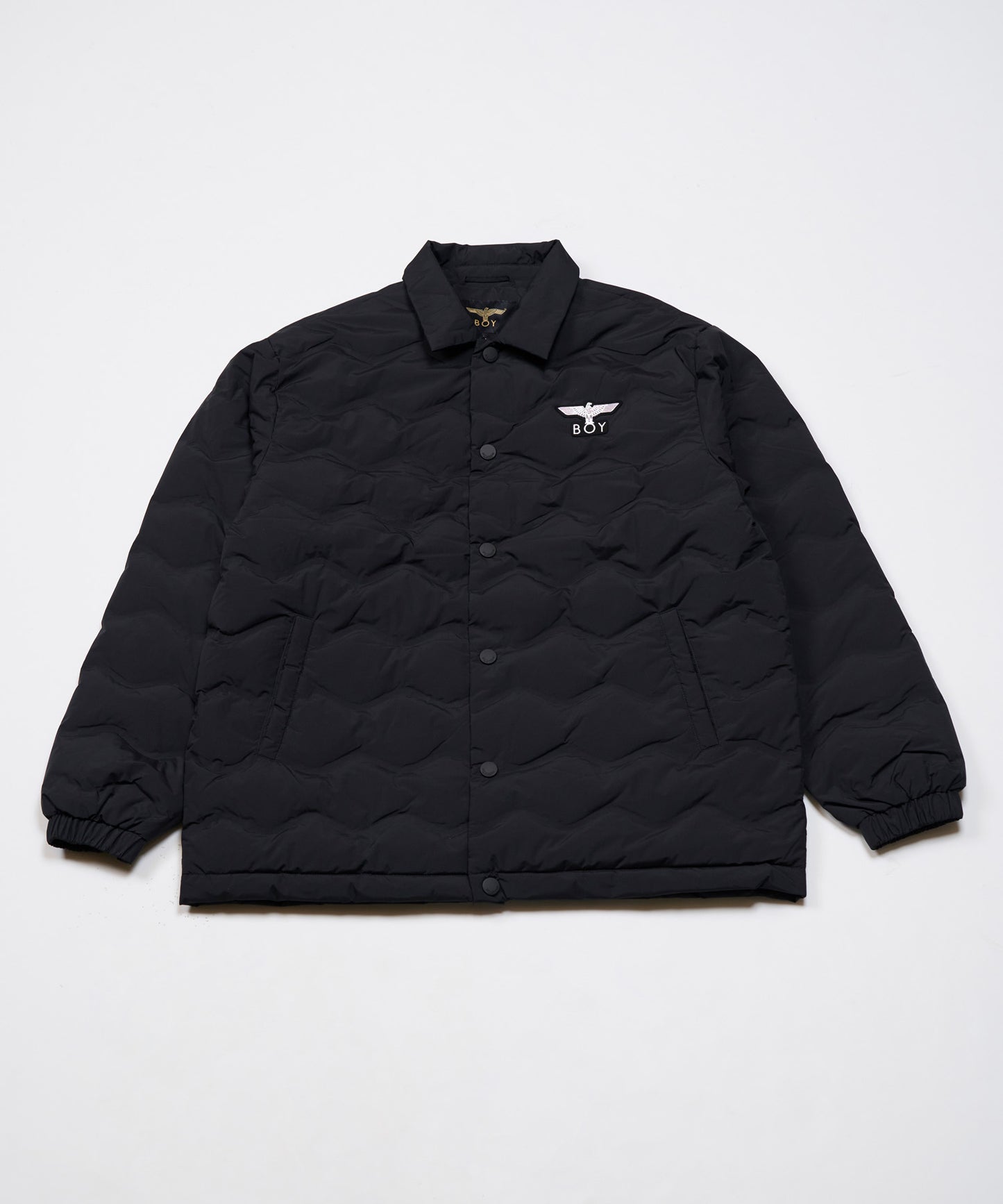 BOY LOGO SOLID DOWN BLOUSON BLACK【B234N2801402】