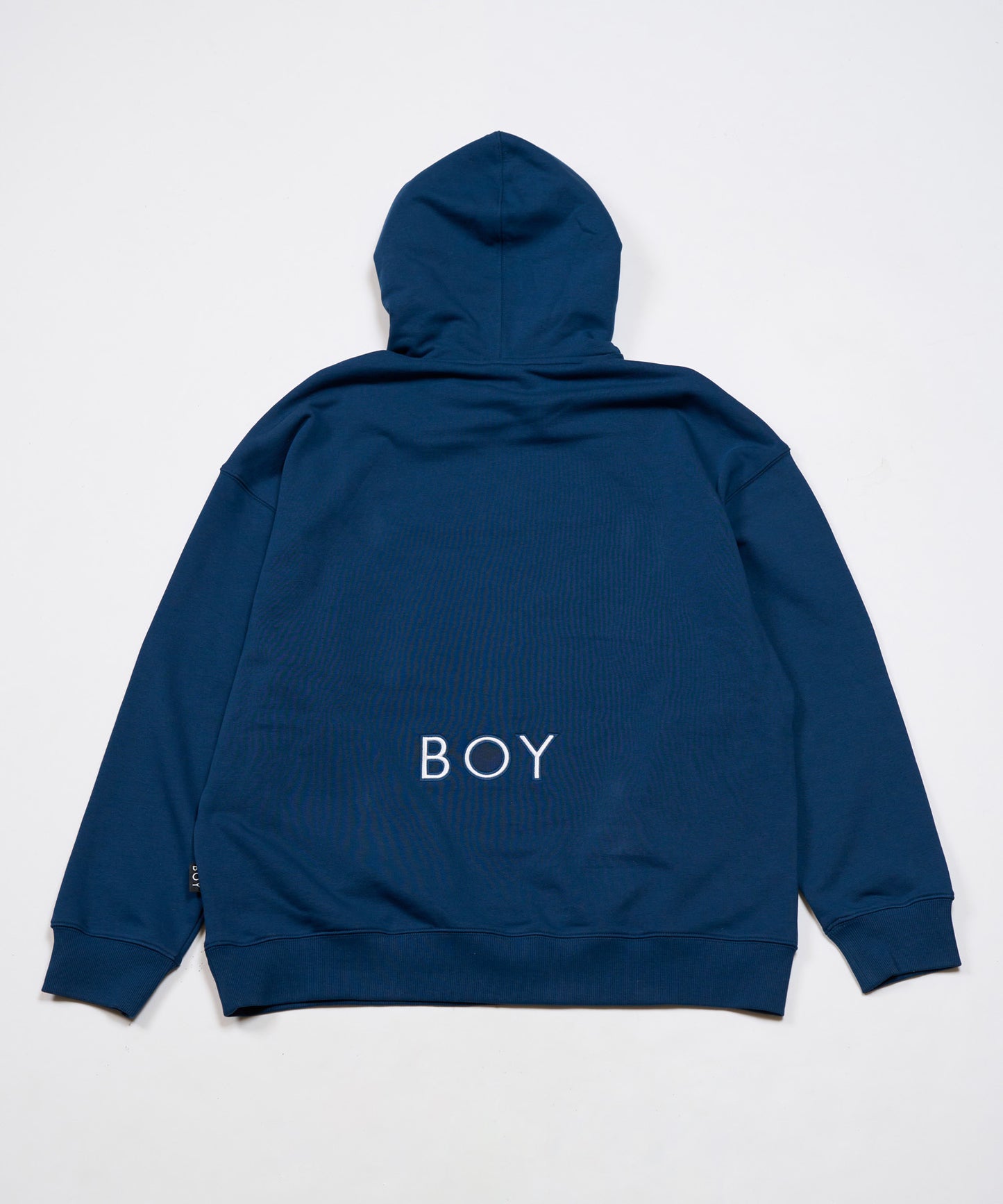 LEAVE THE BOY ALONE LOGO FOODIE PARKA BLUE【B234N0400106】