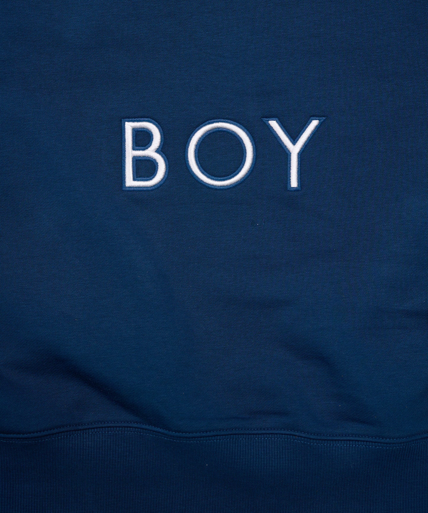 LEAVE THE BOY ALONE LOGO FOODIE PARKA BLUE【B234N0400106】