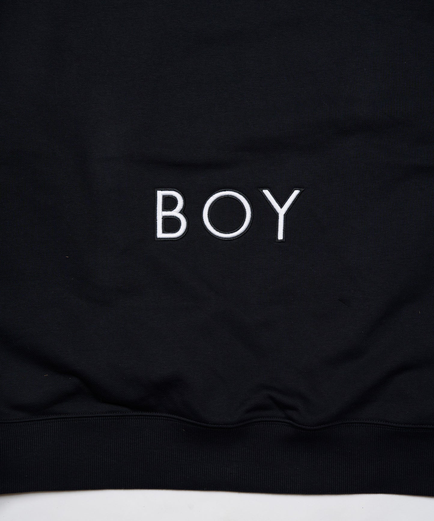 LEAVE THE BOY ALONE LOGO FOODIE PARKA BLACK【B234N0400102】