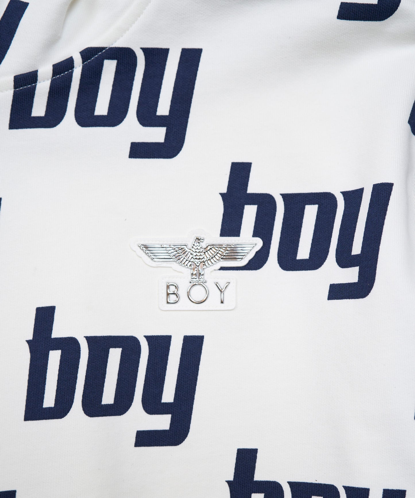 BOY MONOGRAM FOODIE PARKA WHITE【B234N0400831】