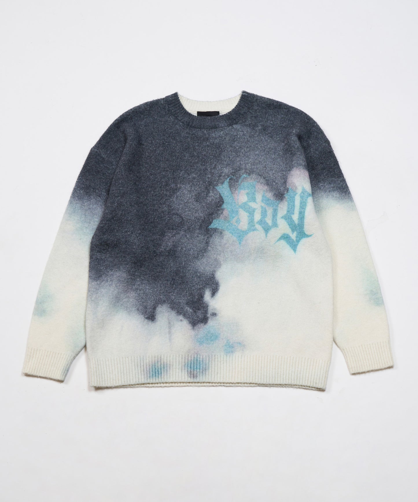 BOY GRADATION KNIT PULLOVER BLACK【B233N6000802】