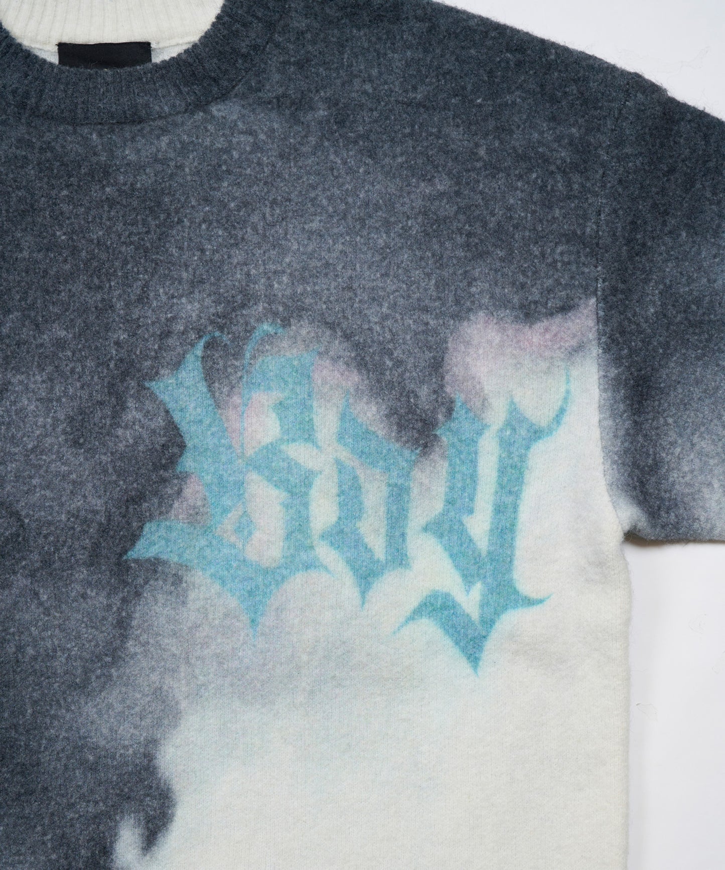 BOY GRADATION KNIT PULLOVER BLACK【B233N6000802】