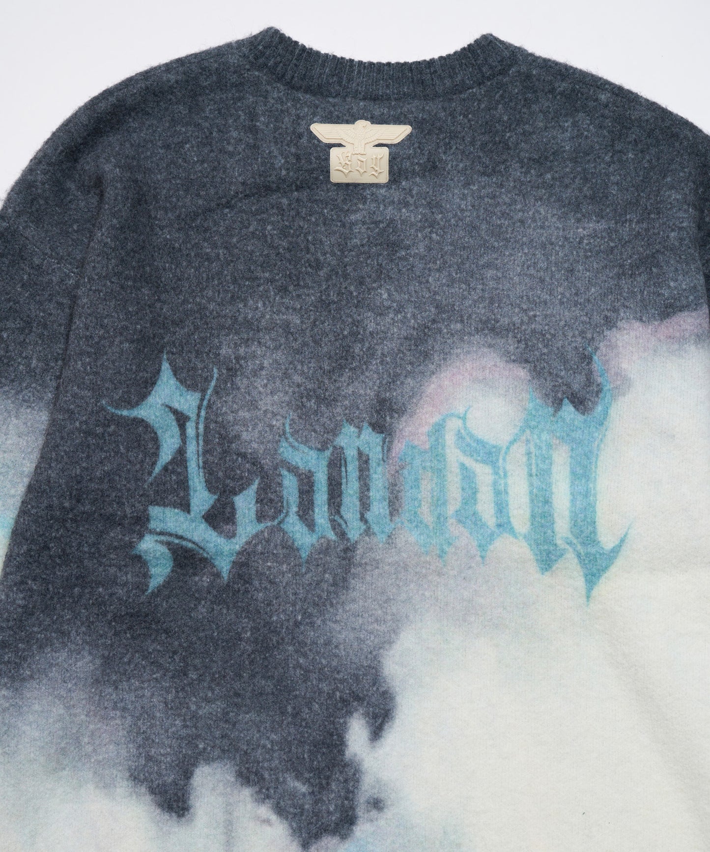 BOY GRADATION KNIT PULLOVER BLACK【B233N6000802】
