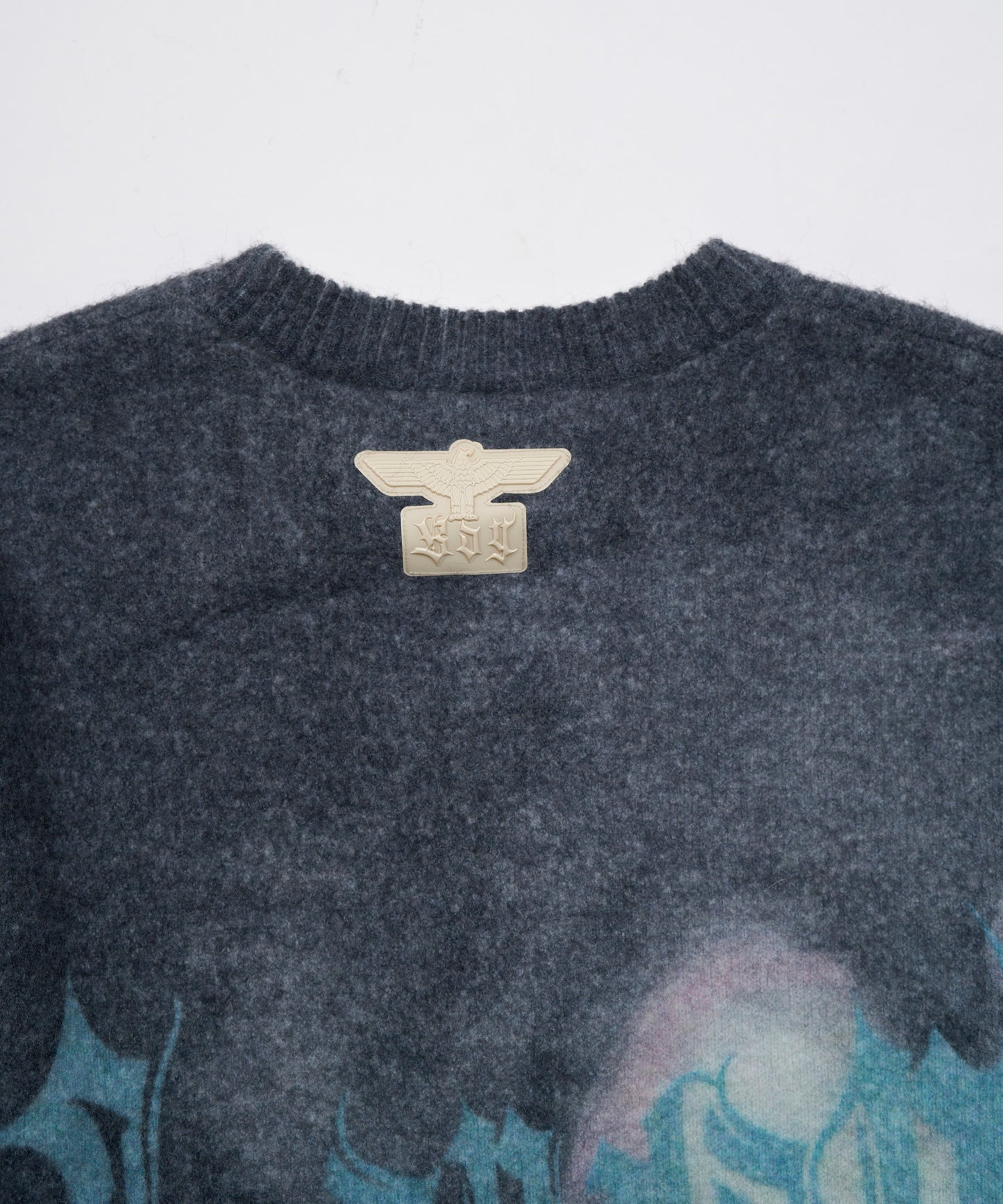 BOY GRADATION KNIT PULLOVER BLACK【B233N6000802】