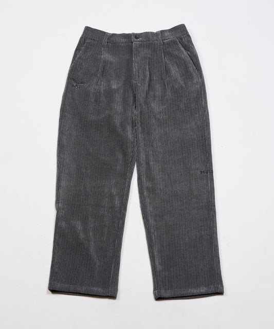 BOY EMBROIDERY CORDUROY PANTS GREY【B234N3400703】
