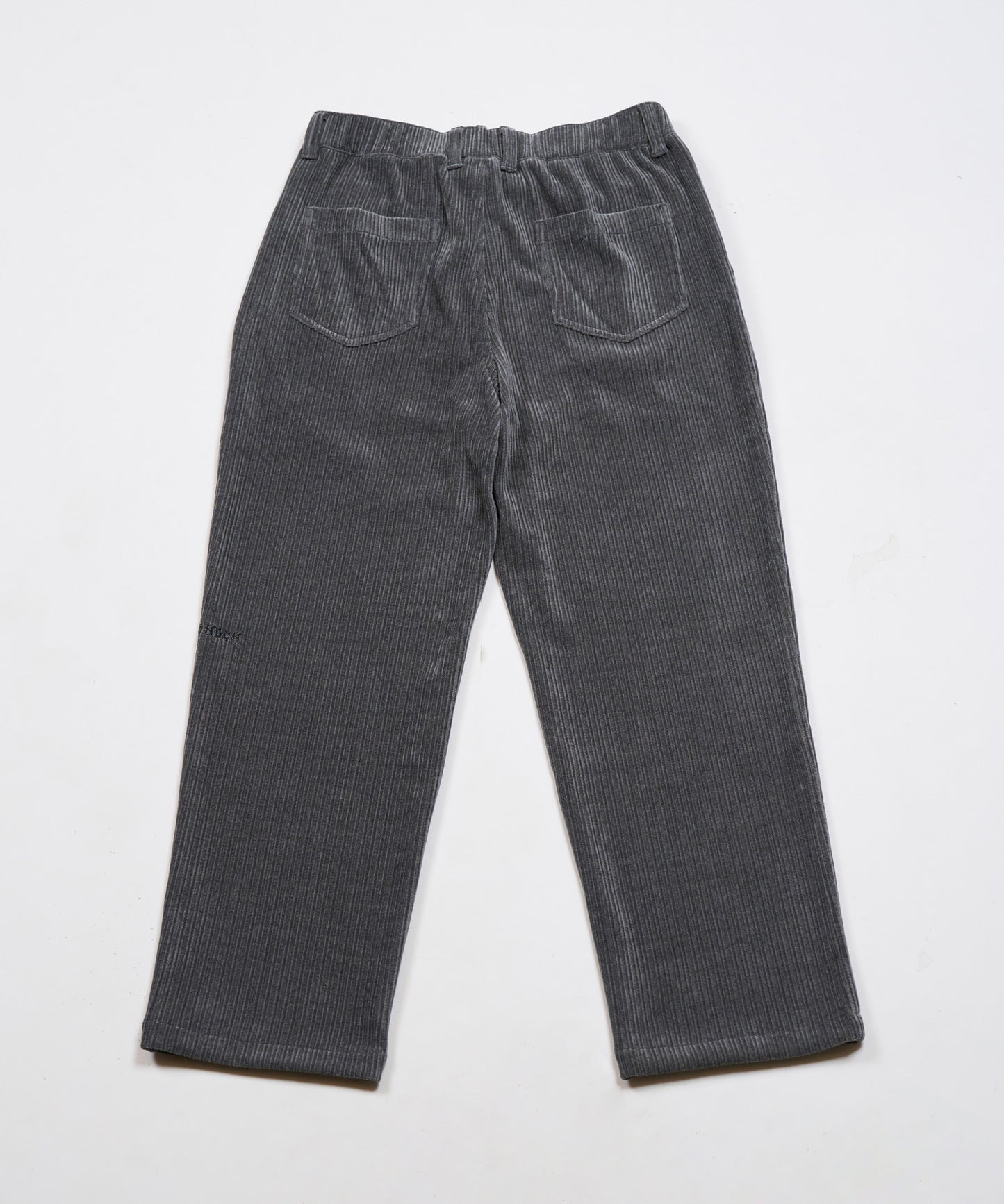 BOY EMBROIDERY CORDUROY PANTS GREY【B234N3400703】