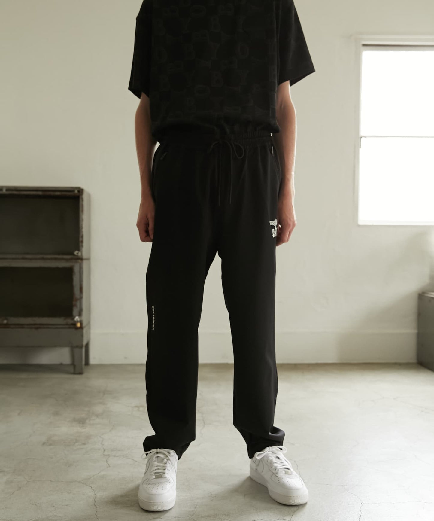 RELAX EASY PANTS BLACK【B243N3403002】