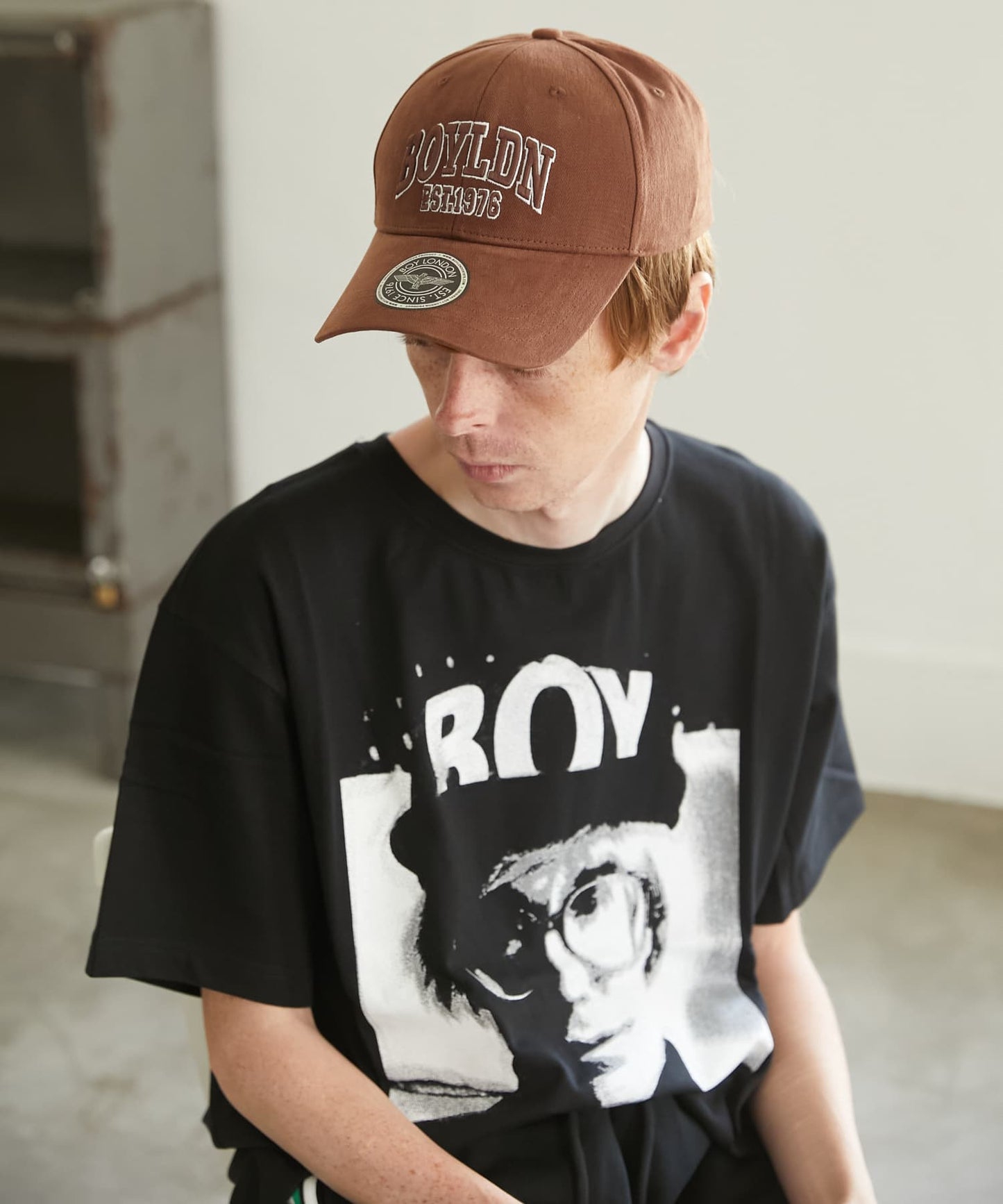 BOYLDN LOGO CAP BROWN【B243N9002008】