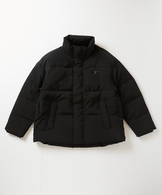 EAGLE BACK EMBROIDERY DOWN JACKET BLACK【B234N2802402】
