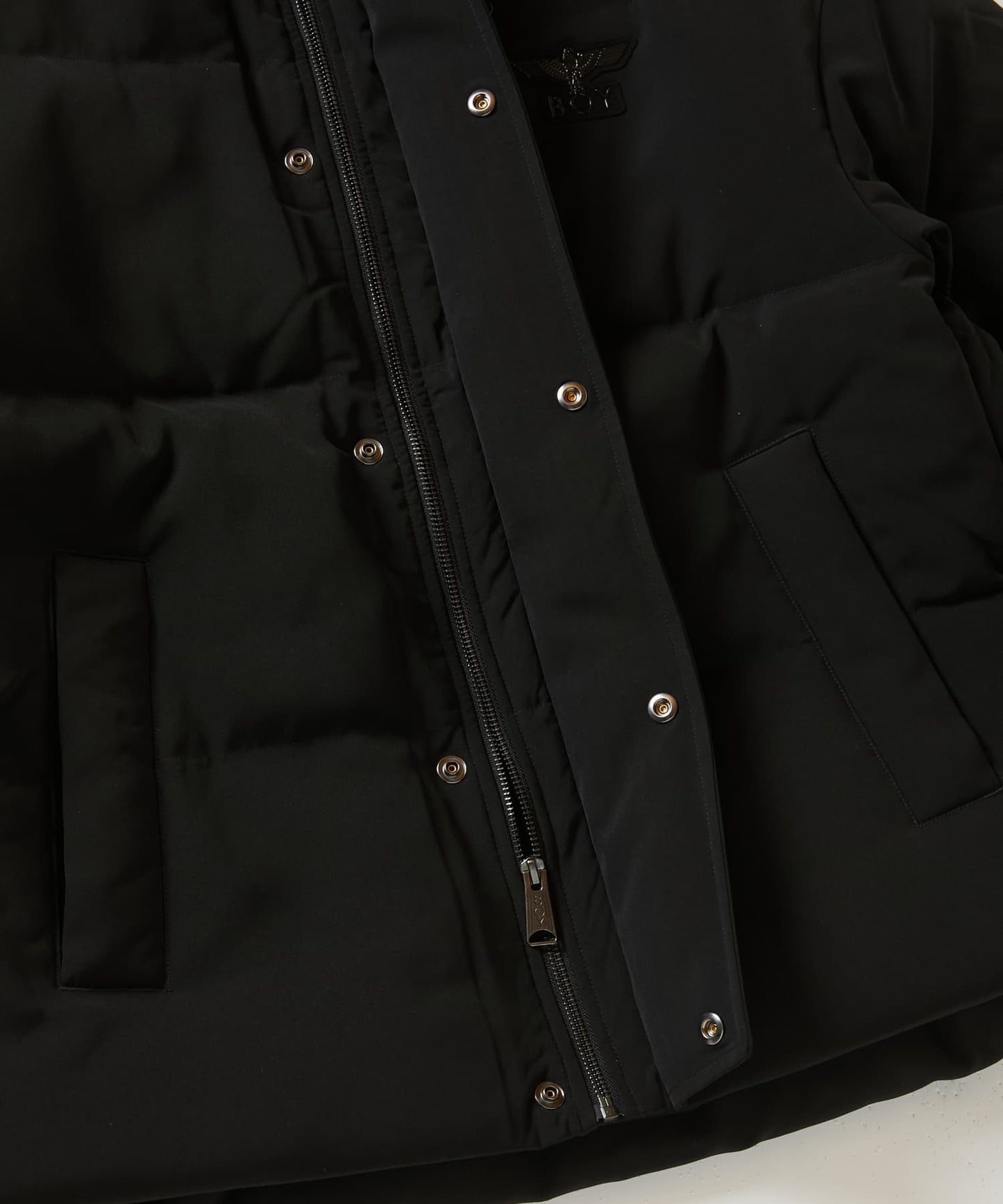 EAGLE BACK EMBROIDERY DOWN JACKET BLACK【B234N2802402】