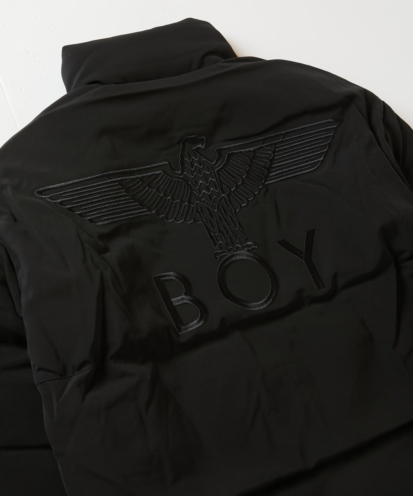 EAGLE BACK EMBROIDERY DOWN JACKET BLACK【B234N2802402】