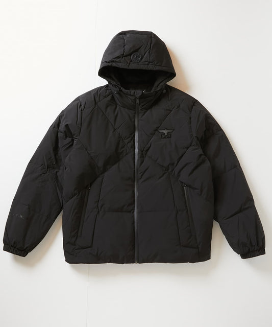BOY STANDARD HOODED DOWN JACKET BLACK【B243N2804902】
