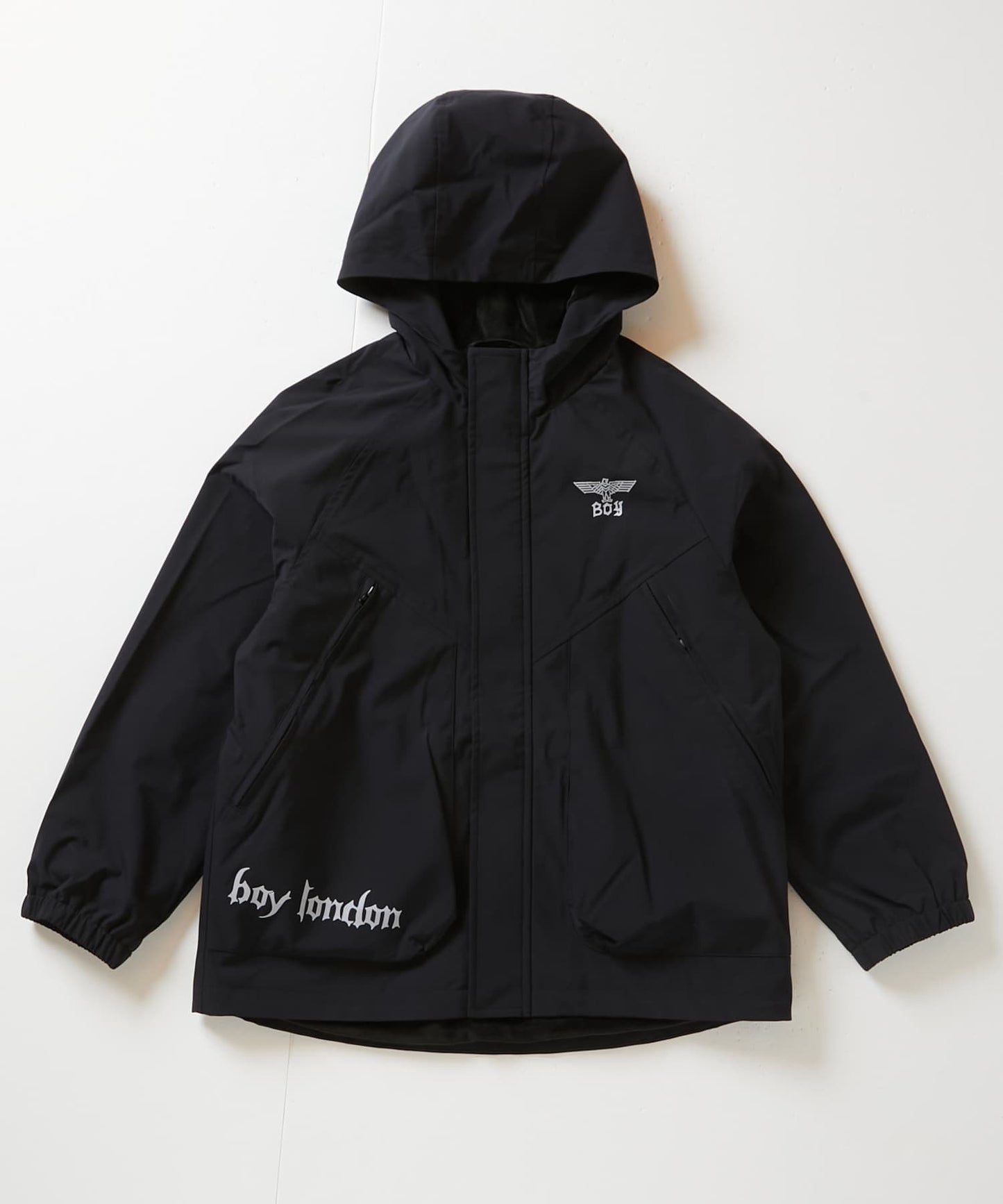 FOR KIDS BOY WINDBREAKER JACKET BLACK【V243K2301802】
