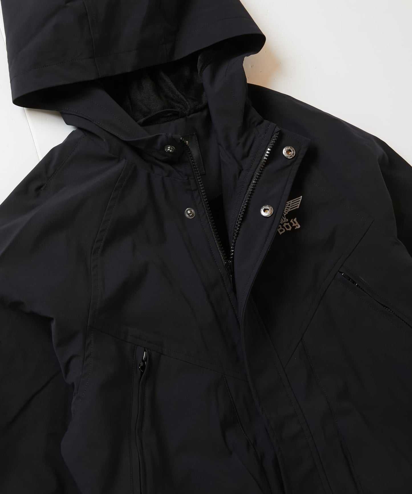 FOR KIDS BOY WINDBREAKER JACKET BLACK【V243K2301802】