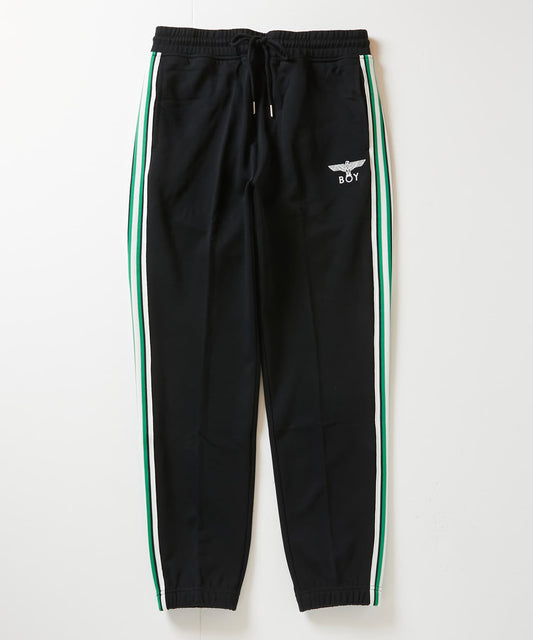 BOY RIB TRACK PANTS BLACK【B234N1501202】