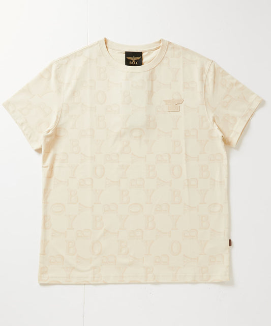 BOY SHADOW PRINT TEE KHAKI【B243N0116811】