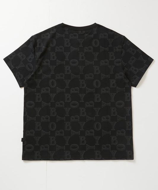 BOY SHADOW PRINT TEE BLACK【B243N0112602】
