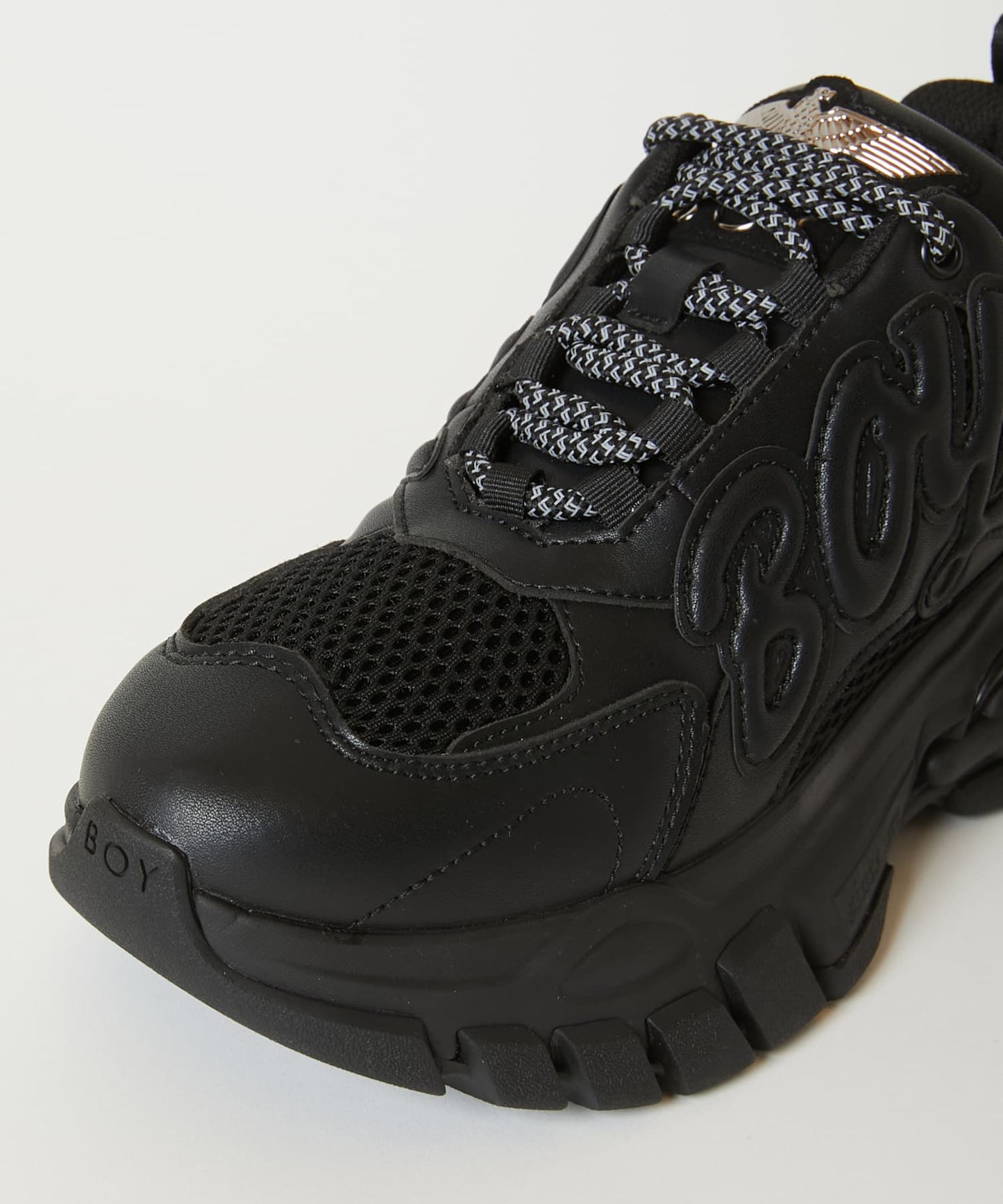 BOY PLATFORM SNEAKERS BLACK【B243N7901002】
