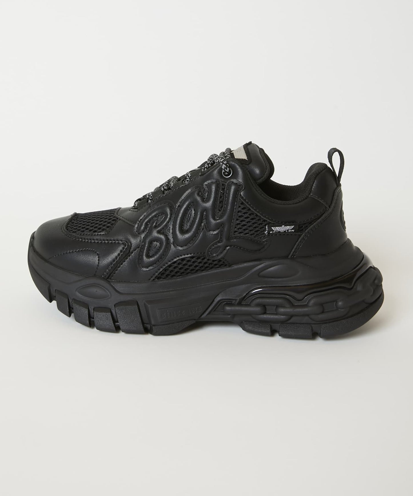 BOY PLATFORM SNEAKERS BLACK【B243N7901002】