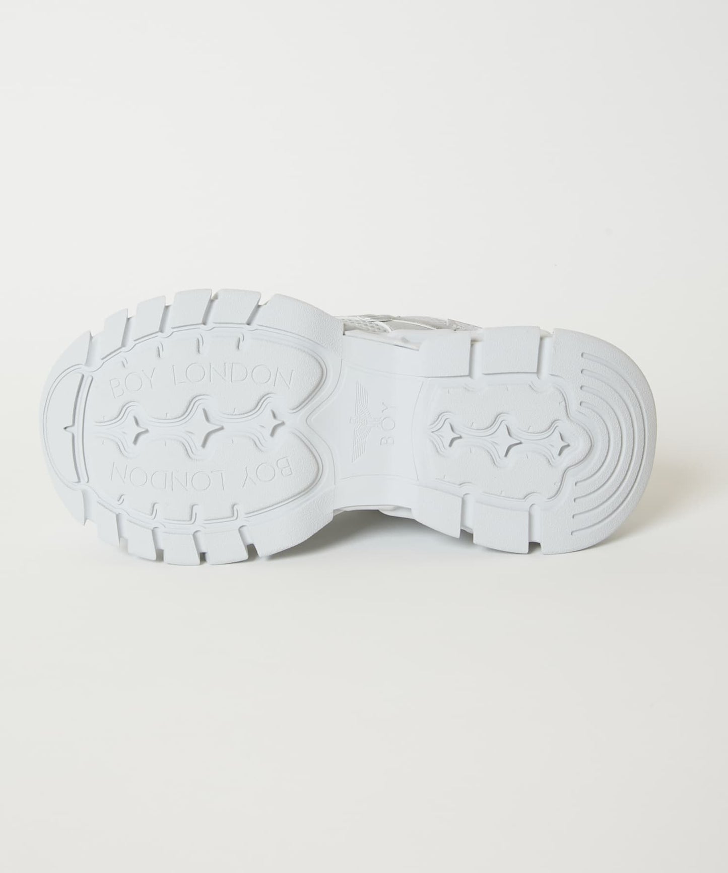 BOY PLATFORM SNEAKERS SILVER【B243N7901012】