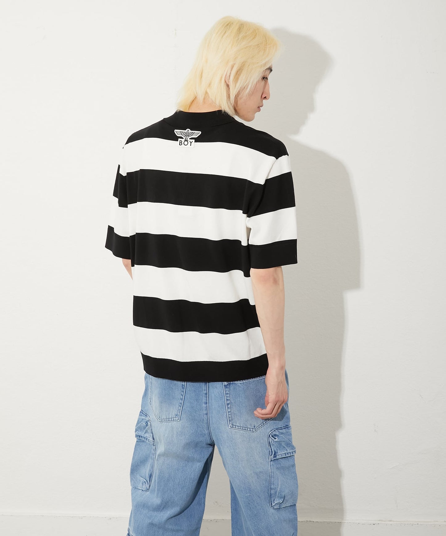 COLLEGE BORDER POLO SHIRT【B251N0106302】