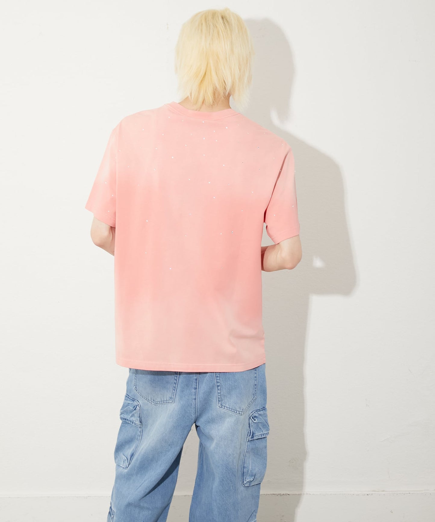 LINESTONE TEE PINK【B251N0116714】
