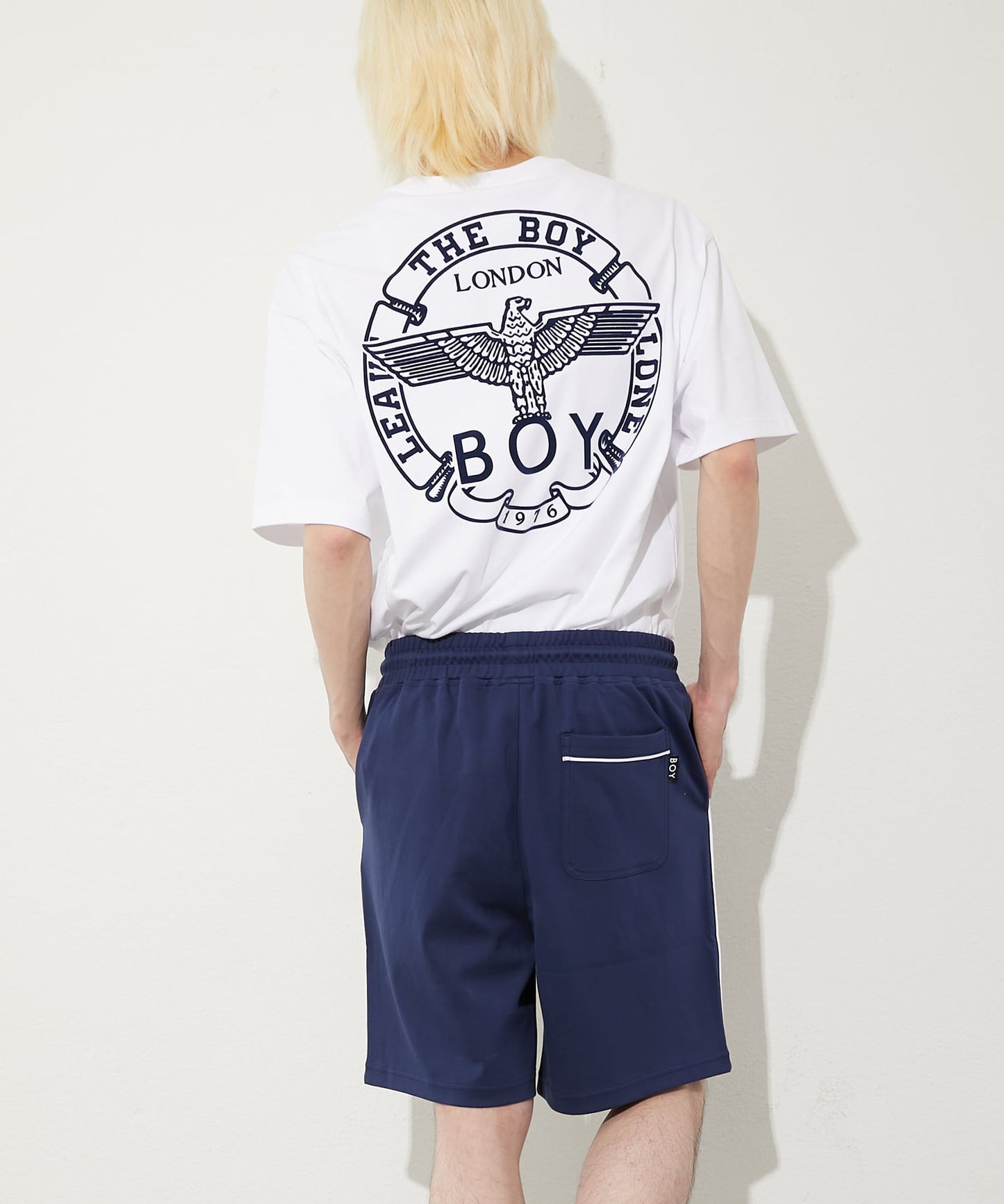 COLLEGE PRINT TEE WHITE【B252N0116201】