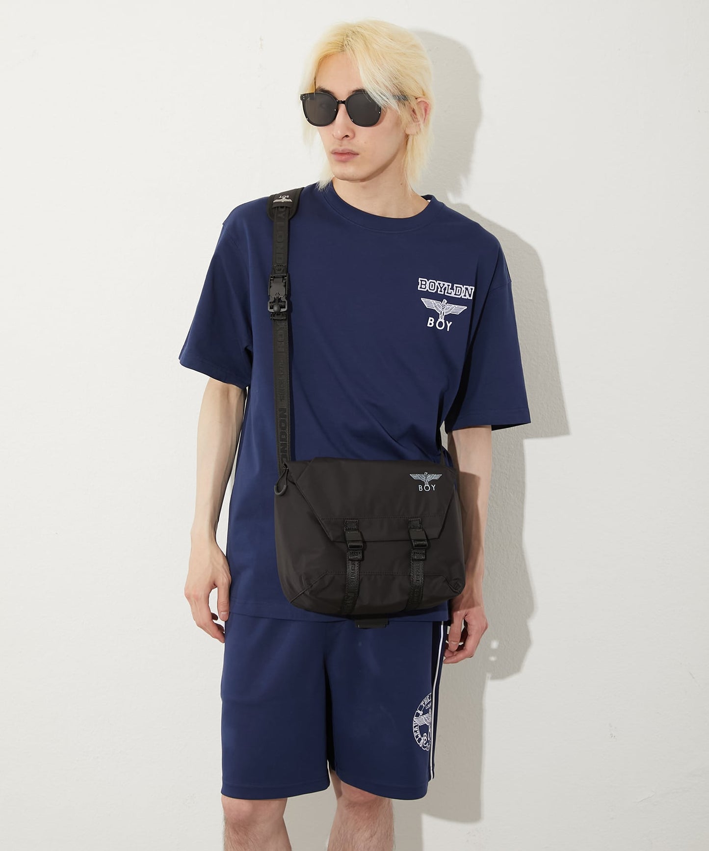 BOY LOGO NYLON SHOULDER BAG【B251N8501202】