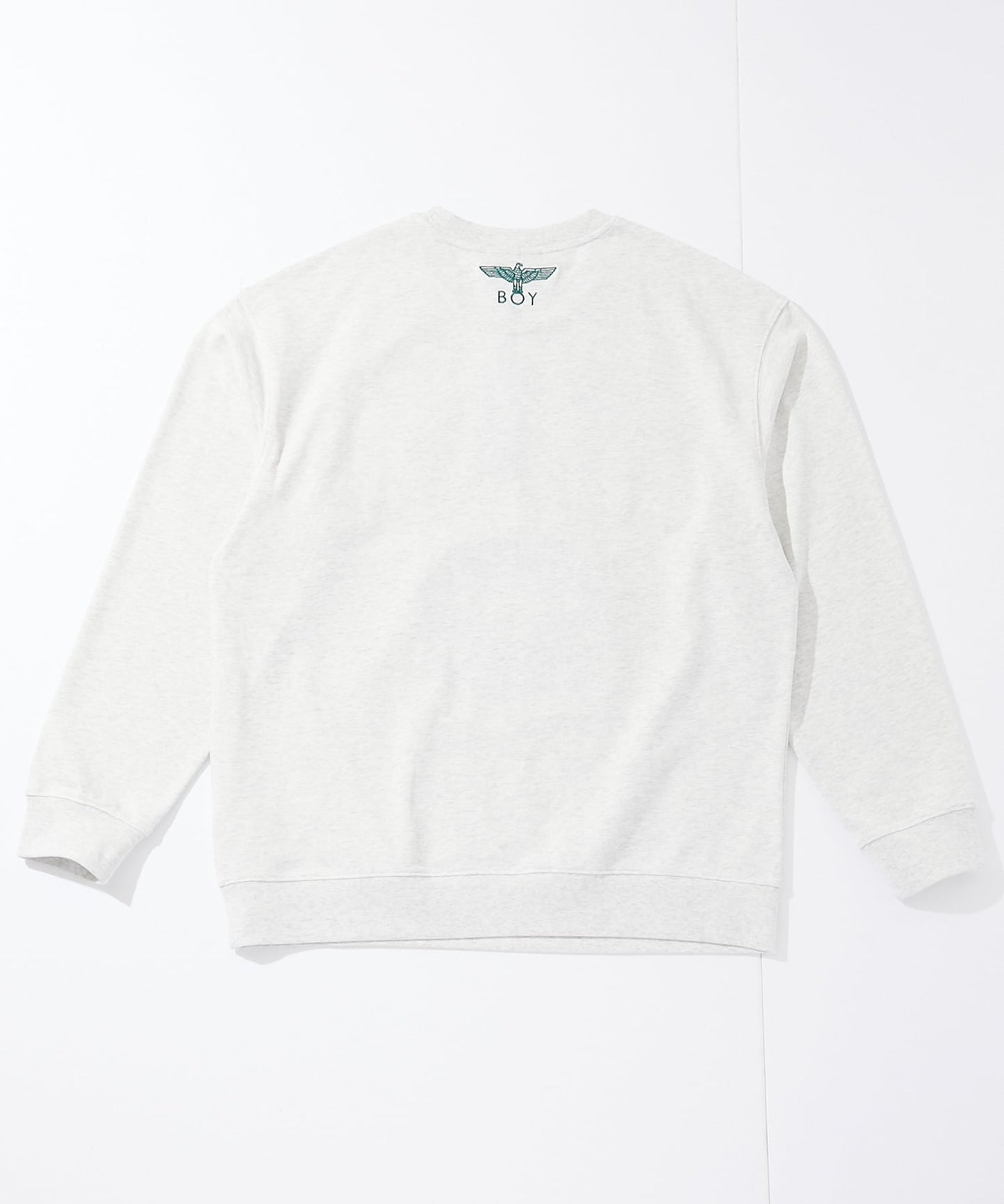 COLLEGE PATCH SWEAT GREY【B251N0301603】