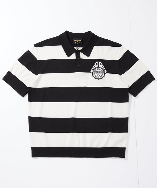 COLLEGE BORDER POLO SHIRT【B251N0106302】