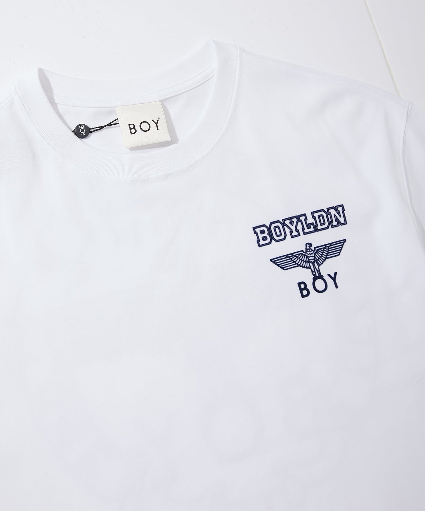 COLLEGE PRINT TEE WHITE【B252N0116201】