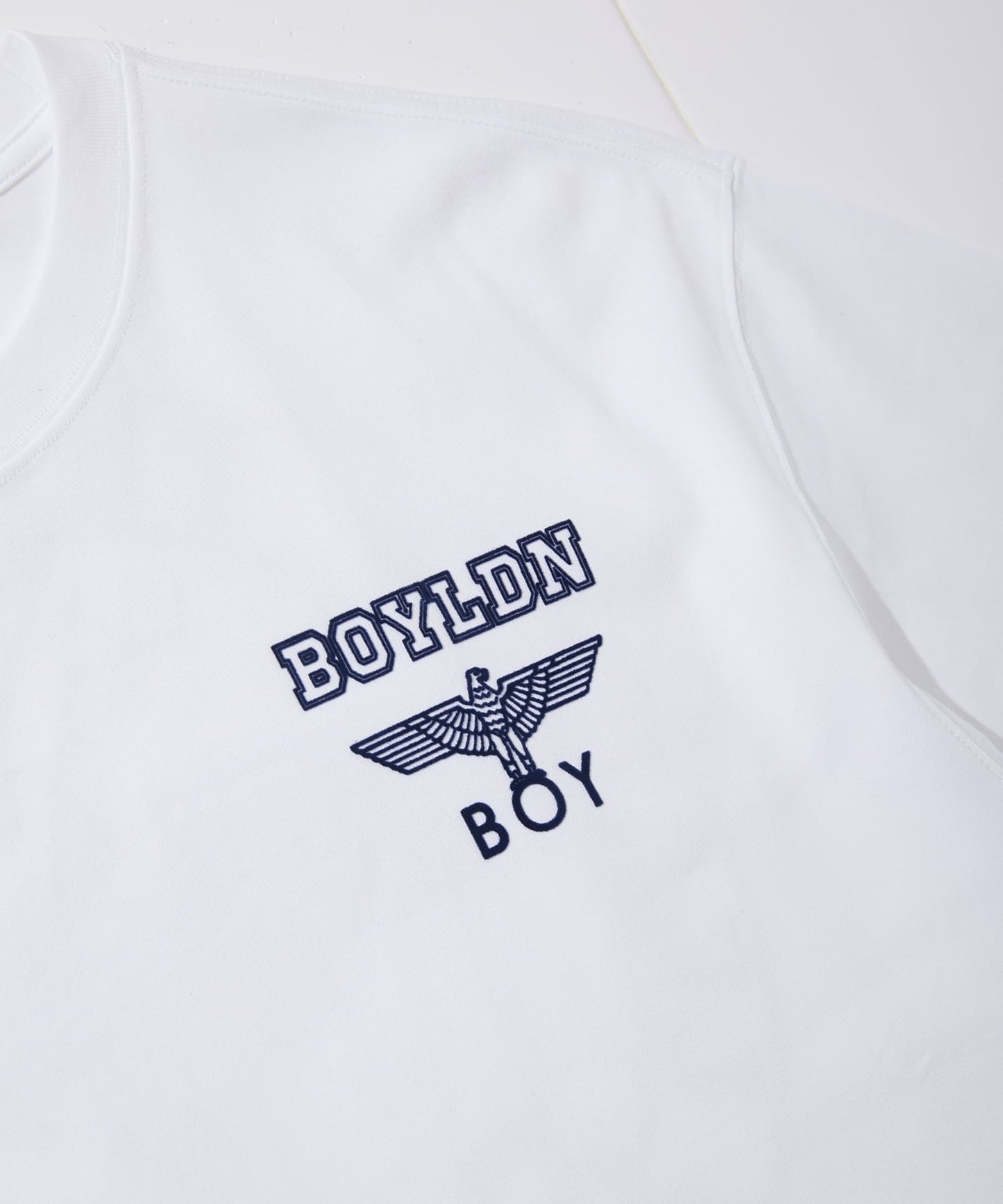 COLLEGE PRINT TEE WHITE【B252N0116201】