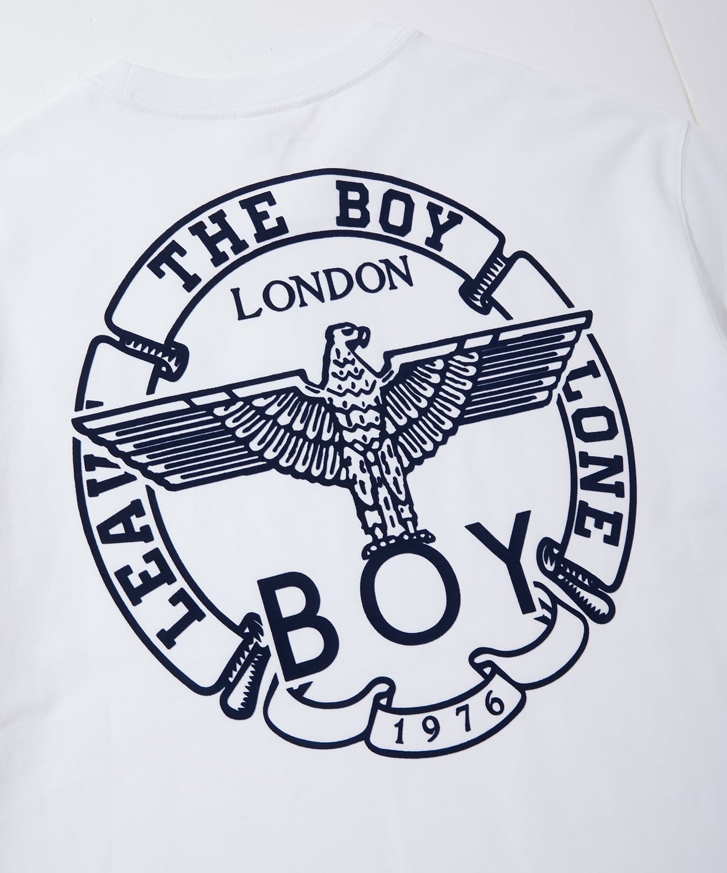 COLLEGE PRINT TEE WHITE【B252N0116201】