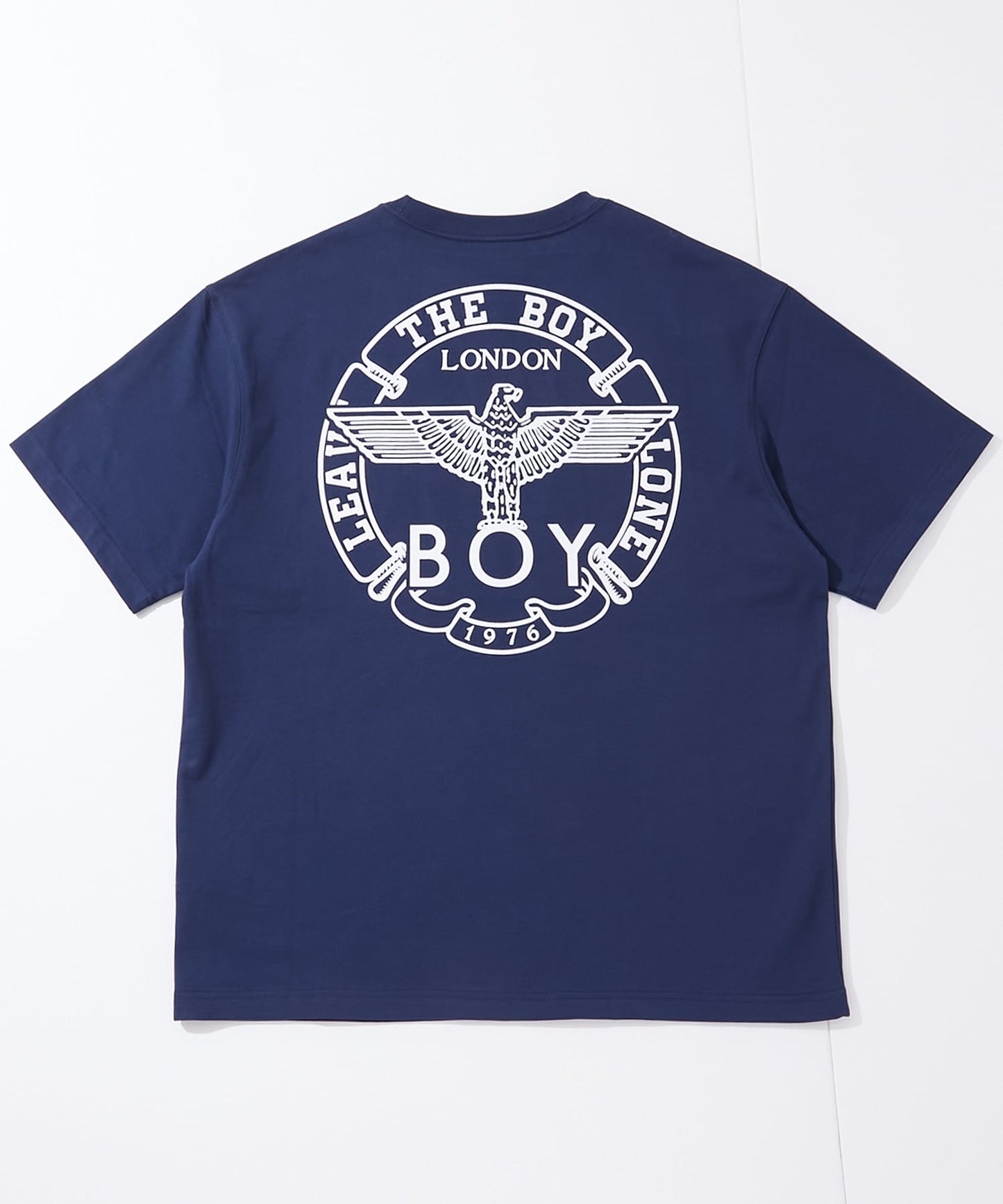 COLLEGE PRINT TEE MING BLUE【B252N0116216】