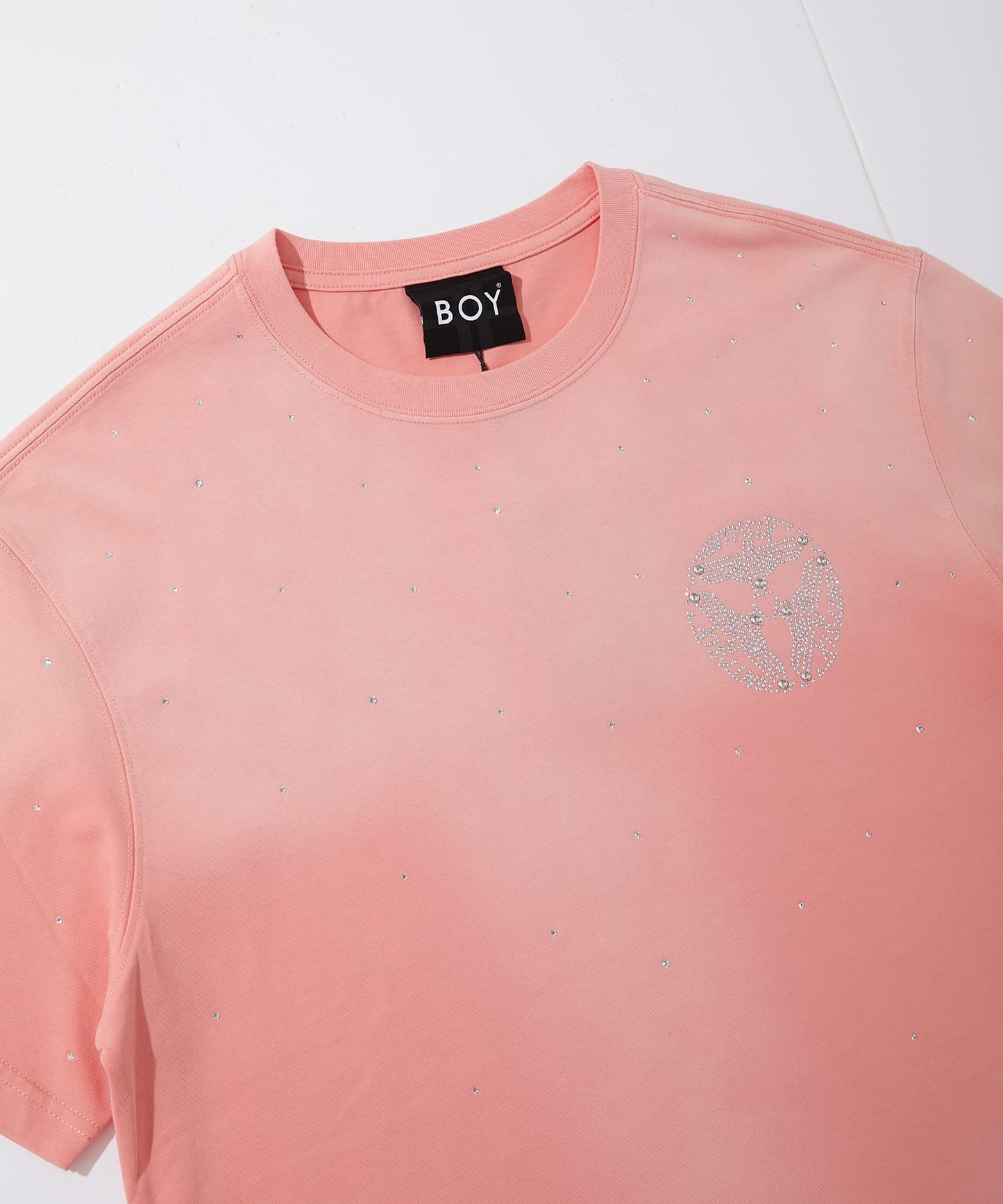LINESTONE TEE PINK【B251N0116714】