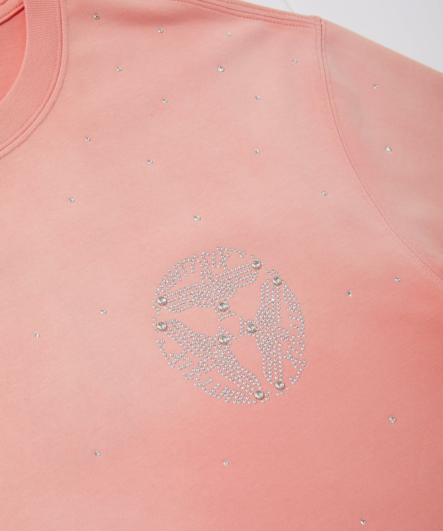 LINESTONE TEE PINK【B251N0116714】