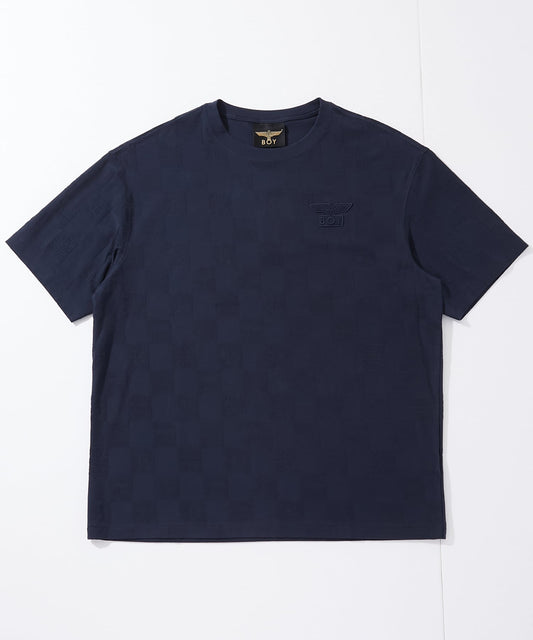 JACQUARD TEE MING BLUE【B251N0100516】