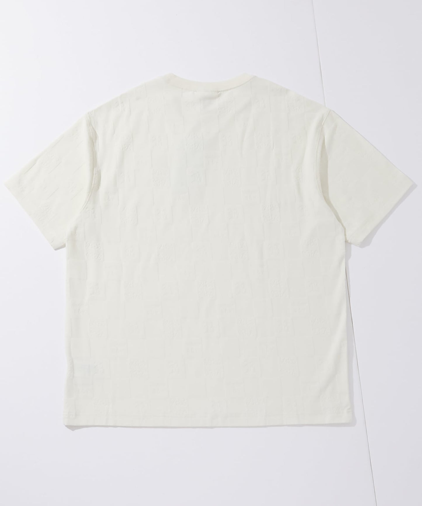 JACQUARD TEE WHITE【B251N0100501】