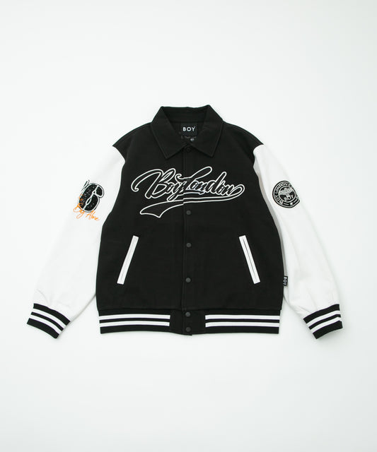 JERSEY STADIUM JACKET BLACK【B231N1270402】
