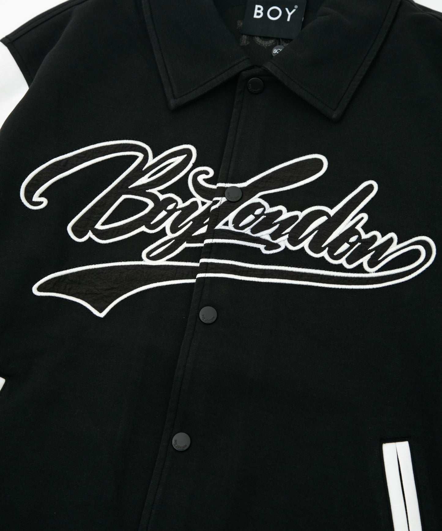 JERSEY STADIUM JACKET BLACK【B231N1270402】