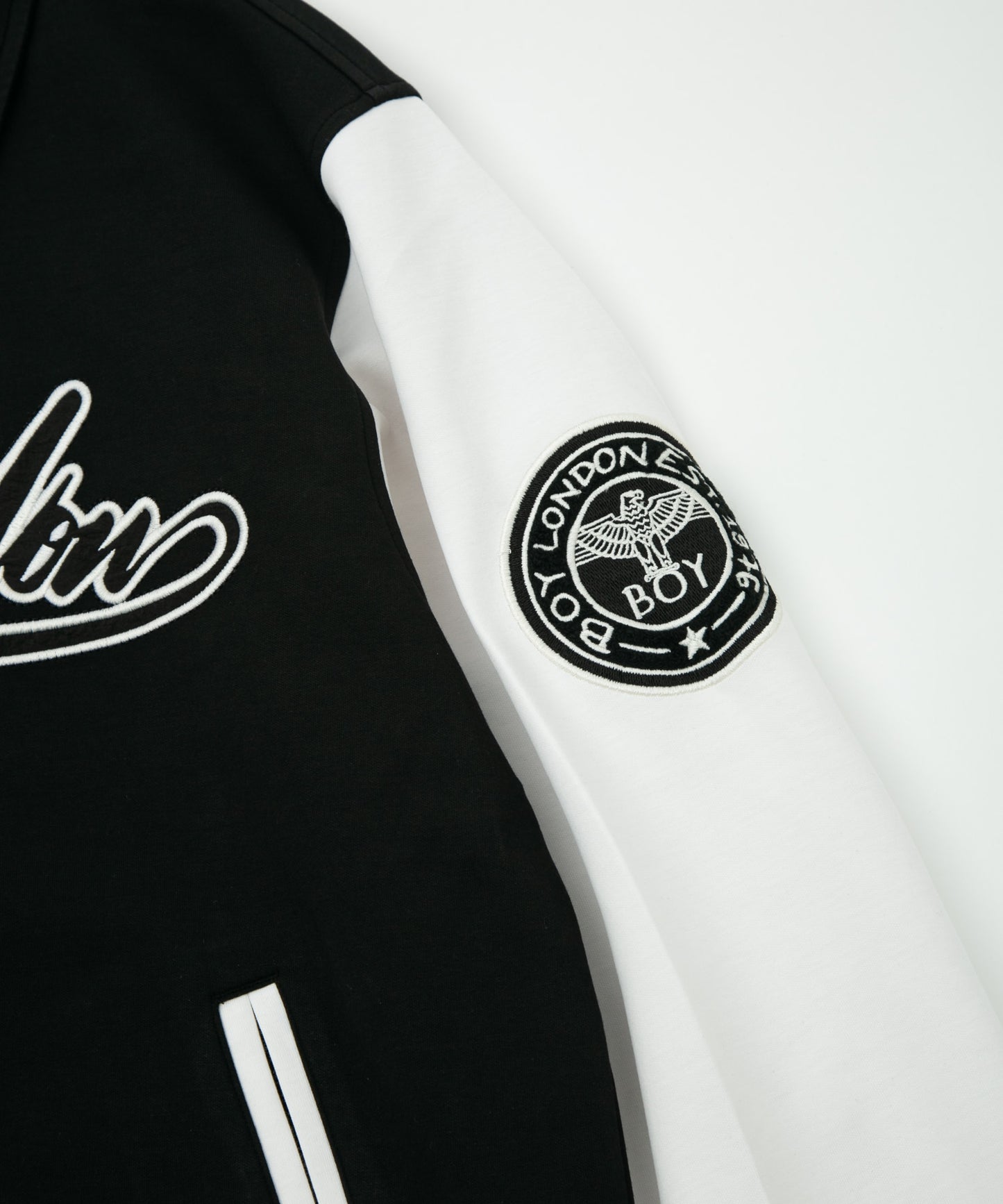 JERSEY STADIUM JACKET BLACK【B231N1270402】