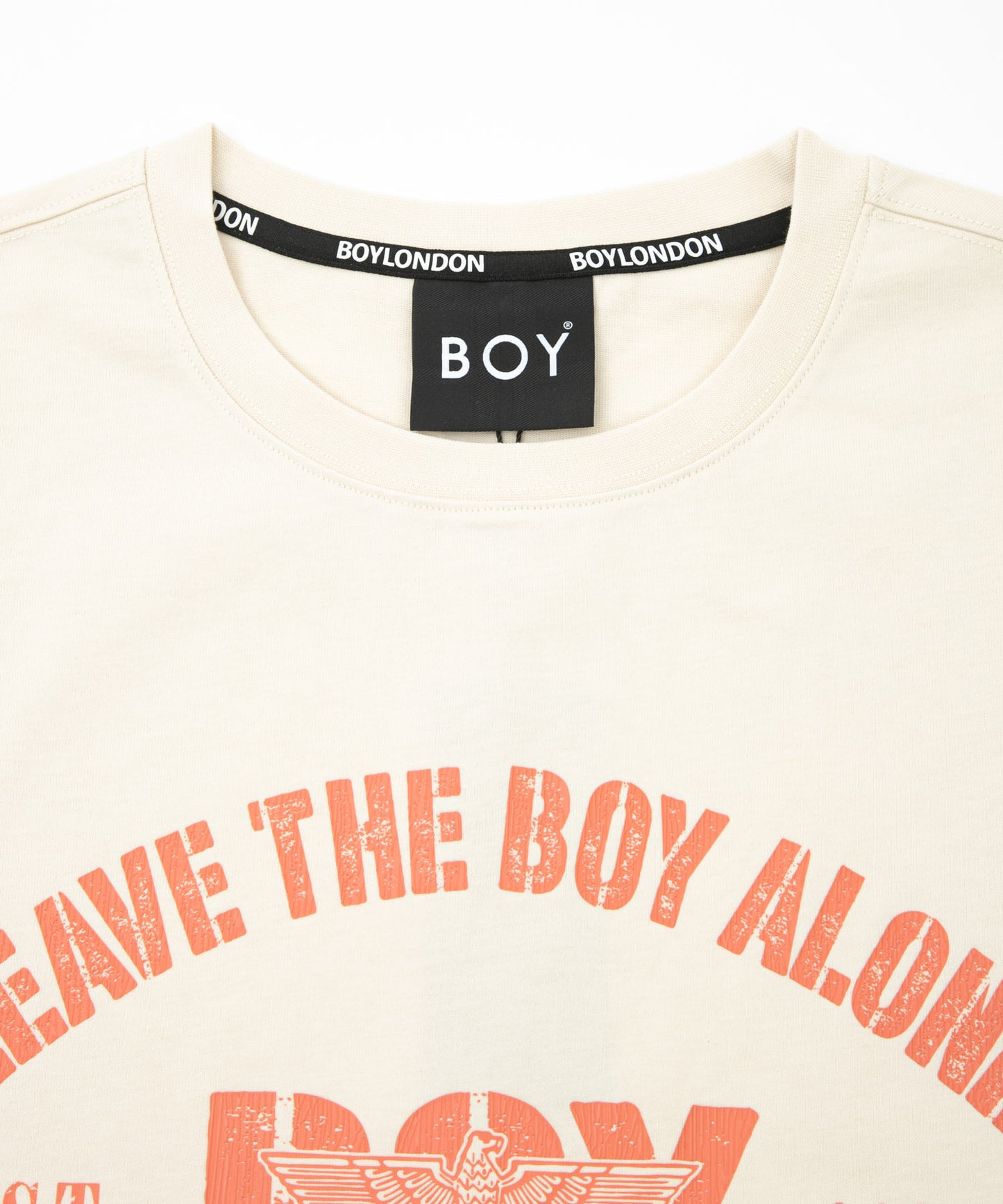 VINTAGE PRINTED HEAVY WEIGHT TEE WHITE【B232N0172531】