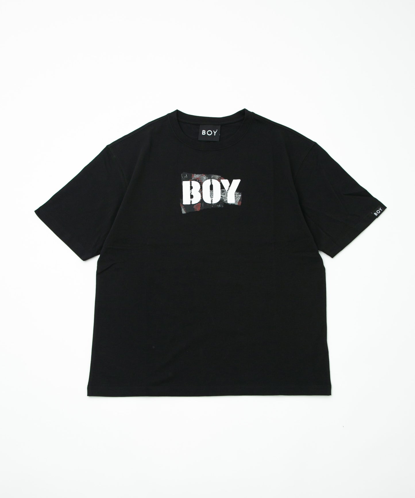 COLLAGE GRAPHIC TEE BLACK【B232N0170202】