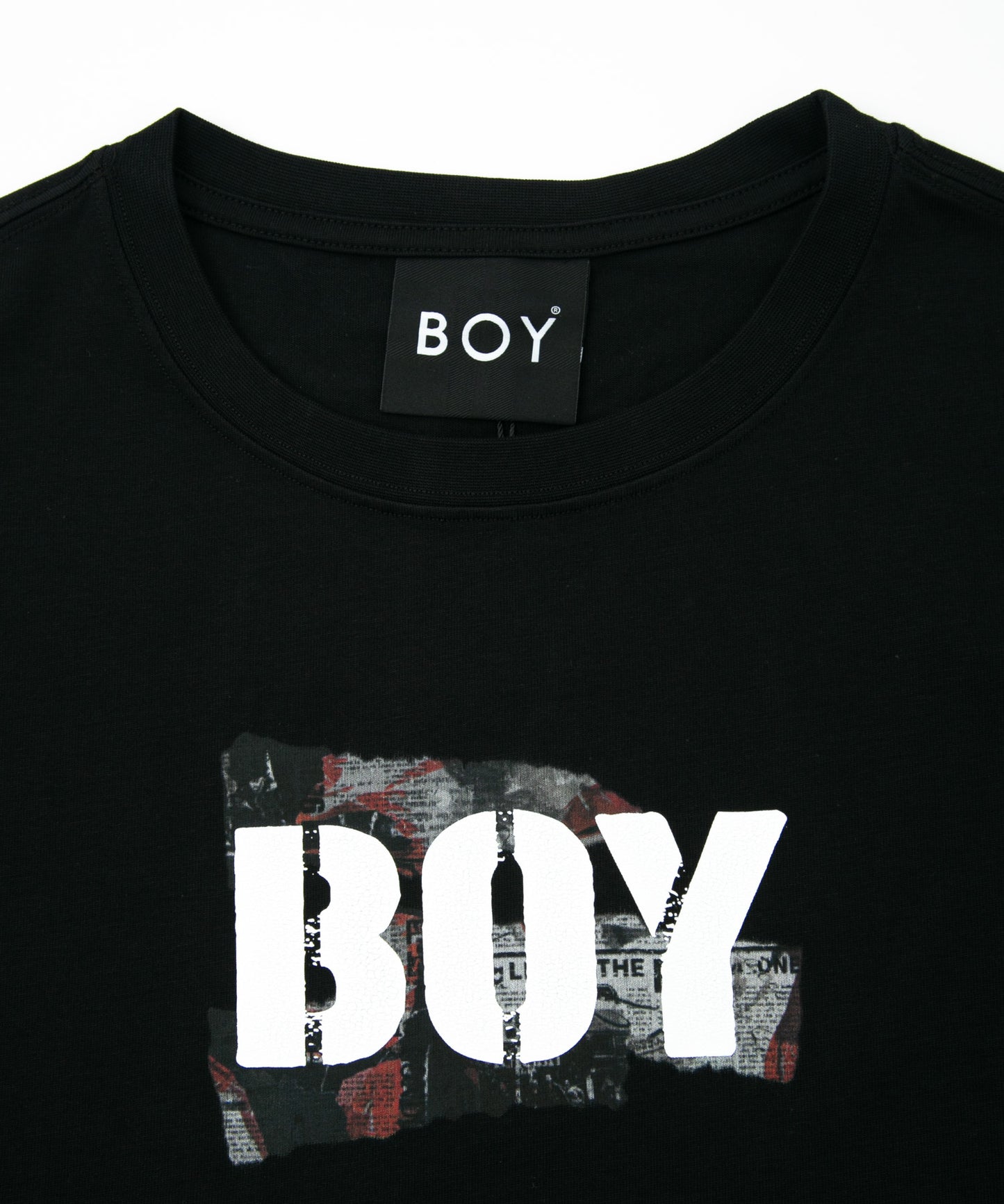 COLLAGE GRAPHIC TEE BLACK【B232N0170202】
