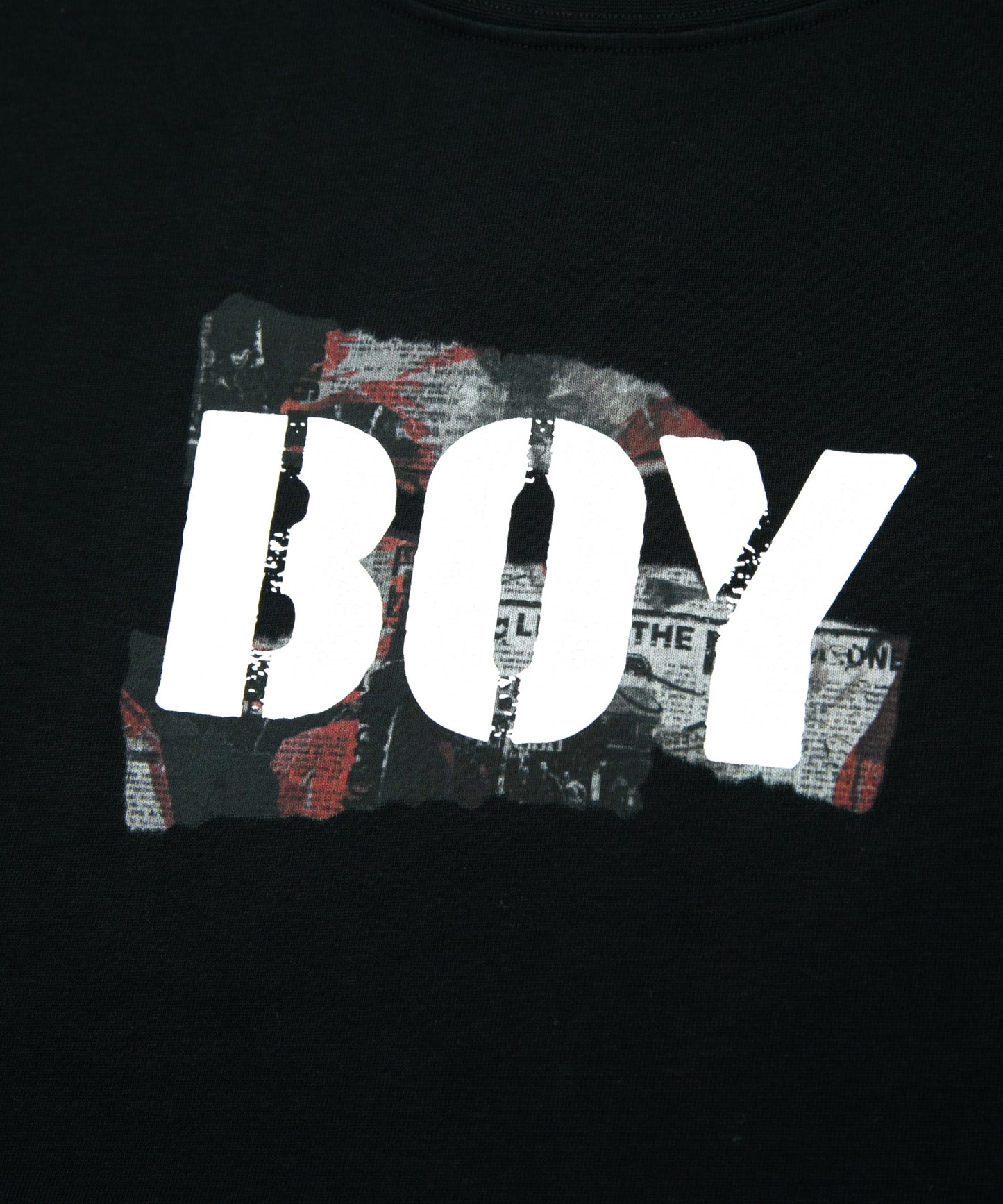 COLLAGE GRAPHIC TEE BLACK【B232N0170202】