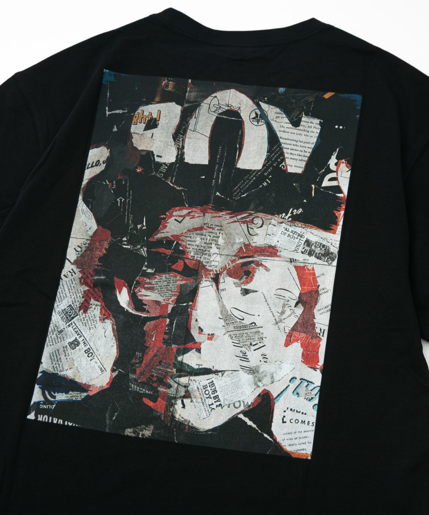 COLLAGE GRAPHIC TEE BLACK【B232N0170202】