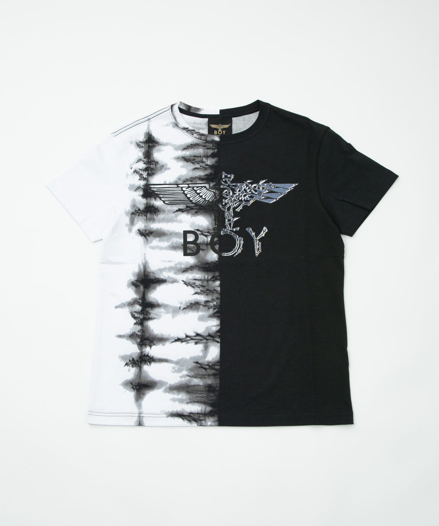 BICOLOR EAGLE TEE BLACK【B231N0103902】